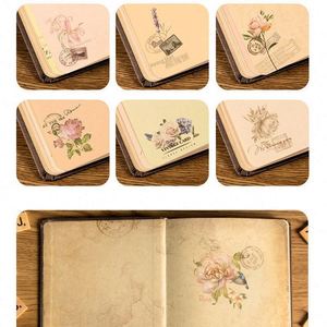 European-style Retro Color Page Notebook <b>Creative</b> Illustration Notepad <b>Gift</b> Souvenir Handbook - Product Image 4
