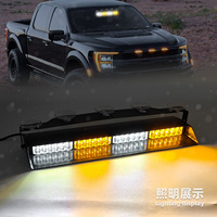 Lumière stroboscopique LED pour tableau de bord intérieur de voiture, lumière stroboscopique décorative intérieure de voiture, lumière stroboscopique LED pour tableau de bord intérieur de véhicule d'urgence