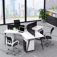 Mobilier de bureau design moderne Panneau de qualité Table de bureau en bois à prix compétitif