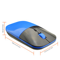 Usine directe 3D USB sans fil Mini souris optique droitier vente chaude pour l'utilisation de l'ordinateur de bureau