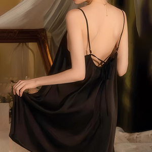 <span class=keywords><strong>Camicia</strong></span> <span class=keywords><strong>da</strong></span> <span class=keywords><strong>notte</strong></span> in seta di raso trasparente <span class=keywords><strong>da</strong></span> donna, - Product Image 3