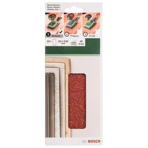 BOSCH - 2609256B13 Jeu de feuilles abrasives pour ponceuse orbitale-EAN 3165140615297 ABRASIVES ABRASIVE PAPERS - Product Image 2
