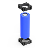 Doublepow Support d'espacement de cellules 1x3 en plastique, accessoires essentiels pour batterie lithium-ion 18650, support d'espacement de cellules 1x3 pour batterie