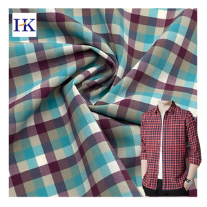 工厂染色透气轻质涤纶四面弹户外运动服衬衫平纹面料 - Product Image 1