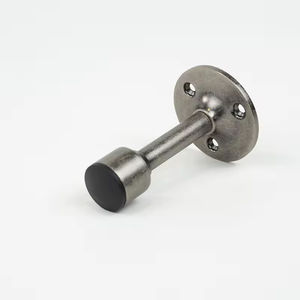 Butées de porte en silicone solide en alliage de zinc robuste de haute qualité Support de porte mural - Product Image 2