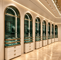 Service de design d'intérieur pour boutique de bijoux de style français élégant