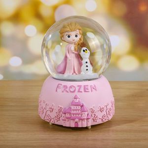 Snowflake Resin Crafts Desktop Decoration Ornaments Gift unicorn <b>Crystal</b> <b>Ball</b> With Light Music Box - Product Image 4