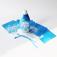 Étiquettes personnalisées pour liquides de lavage, film thermorétractable pour nettoyant WC, manchons d'emballage rétractables, étiquettes d'étanchéité thermorétractables pour bouteilles d'eau