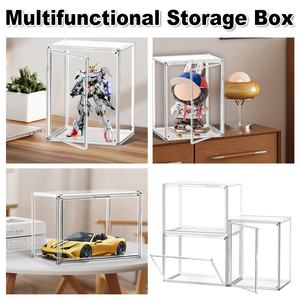 DAYOOH Étagère de présentation transparente pour figurines d'anime, boîte de présentation de figurines en acrylique empilable, pliable et anti-poussière - Product Image 5