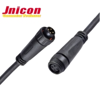 Connecteur de câble de batterie IP68 2 3 4 broches Prise étanche pour panneau solaire 4-6mmm^2 Câble solaire PV DC Prise