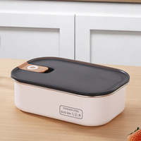 Nouvelle boîte à lunch en acier inoxydable à 2 compartiments, boîte à lunch en métal pour enfants, boîte à lunch isotherme en acier inoxydable, ensemble de boîtes à lunch