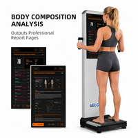 Système professionnel d'analyse de la graisse corporelle avec scanner de posture 3D et mesureur musculaire intelligent pour centres de fitness VELORA HS100 AC 110-220V