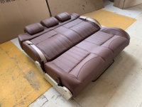 Siège de camping-car en cuir de luxe, inclinable et transformable en lit, avec ceinture de sécurité confortable et imperméable à 3 points pour modèle de fourgon Vito