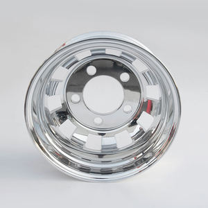 Горячая распродажа: Кованые диски Super Single, полированные, 175 x 6.0, легкосплавные, 5-болтовые, для грузовиков - Product Image 3