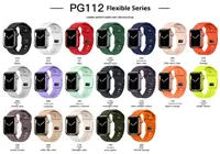 Bracelet de montre intelligente en silicone à motif d'échelle pour Apple Watch S10 S9 Ultra 3 Bracelet de montre en caoutchouc souple pour IWatch 40mm 42mm 46mm 49mm