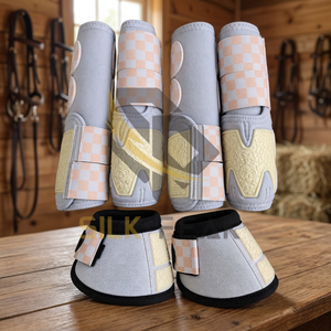 Juego de Espuelas y Botas Protectoras Oxford Personalizadas para Caballos - Protección Ligera Profesional para Patas en Exteriores - Product Image 3