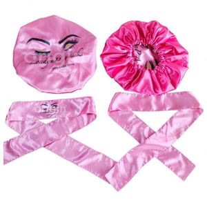 And Satin Wraps Custom Hair Bonnets Bonnet With Edge <b>Scarf</b> - Product Image 1