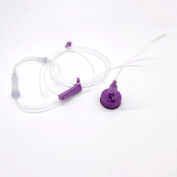 Amsino – adaptateur universel de vis de tube d'alimentation entérique médicale avec ensemble d'alimentation entérique Enfit par gravité