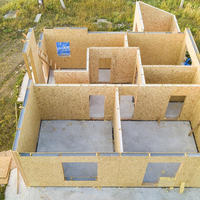 Bâtiments préfabriqués Villas Béton Moderne Grand Luxe Extensible Amovible Bois SIP Maison MGO Panneau OSB Mur Pu