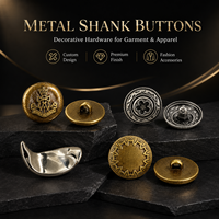 Boutons ronds en métal de luxe sur mesure Lianxu pour uniformes, manteaux, vestes, costumes formels et vêtements
