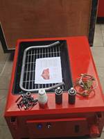 Pompe à béton carrée portable avec moteur et moteur sur site Convoyeur de mortier de ciment Alimentateur
