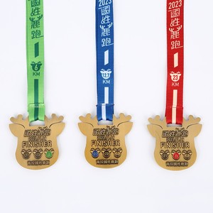 Medallas Personalizadas Taiyao de Aleación de Zinc, Grabado Duradero para Eventos de Maratón y Carreras, Artesanía Metálica - Product Image 3