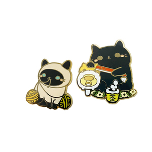 パーソナライズされたカスタムデザインブローチピンアニメハードソフトピンバッジメタルエナメルラペルピン - Product Image 3