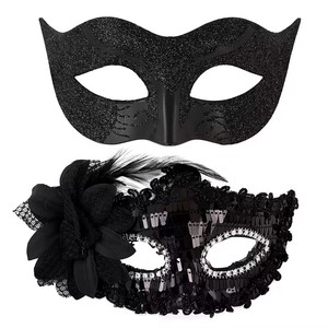 Ensemble d'accessoires <span class=keywords><strong>de</strong></span> déguisement <span class=keywords><strong>de</strong></span> couple pour <span class=keywords><strong>carnaval</strong></span> boule <span class=keywords><strong>de</strong></span> maquillage <span class=keywords><strong>de</strong></span> <span class=keywords><strong>venise</strong></span> masque en PVC à la mode pour les fêtes <span class=keywords><strong>de</strong></span> <span class=keywords><strong>carnaval</strong></span> <span class=keywords><strong>de</strong></span> mardi gras d'halloween - Product Image 2