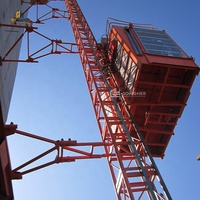 Ascenseur de chantier Gjj 2t avec variateur de fréquence (VFD) pour matériaux de construction, idéal pour les chantiers de construction en hauteur