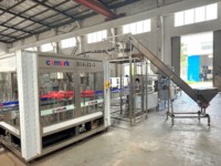 Ligne de production automatique complète 3 en 1 pour bouteilles PET, usine de production d'eau, comprend une machine de remplissage et de bouchage de bouteilles d'eau