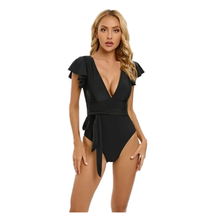 2024 nouvelle impression personnalisée Sexy col en V une pièce <span class=keywords><strong>maillot</strong></span> de <span class=keywords><strong>bain</strong></span> pour les femmes enceintes maillots de <span class=keywords><strong>bain</strong></span> de maternité - Product Image 1
