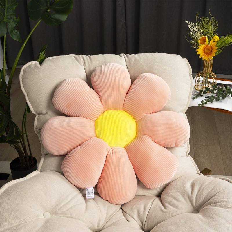 High Quality Daisy Flower Shaped Throw Pillow Butt Cushion Decorative  Pillows