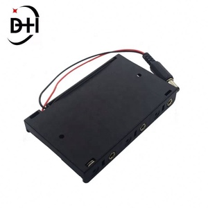 Caja de almacenamiento para pilas AA de tamaño 6, soporte para 6 pilas AA con conector de alimentación DC2.1 para Arduino - Product Image 6