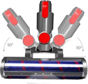 Accesorio de Repuesto para Aspiradoras <span class=keywords><strong>Dyson</strong></span> V7 V8 V10 <span class=keywords><strong>V11</strong></span> para Pisos de Madera, Eléctrico, Reutilizable, con 4 Luces LED, Cabezal de Cepillo de Rodillo Suave - Product Image 4