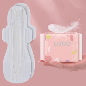 Serviettes hygiéniques jetables médicales super absorbantes pour femmes Stocké de puces anioniques à base de plantes bon marché pour des serviettes toujours en bambou - Product Image 6