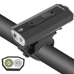 Juego de luces delanteras y traseras para bicicleta Qimai, LED, impermeables, recargables, con batería de 1200MAh, para montar en bicicleta de montaña - Product Image 3
