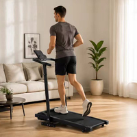 Caminadora Manual Plegable que Ahorra Espacio ZB-WTP-5, Máquina para Caminar Compacta Sin Motor para Gimnasio en Casa, Apartamento, Fitness, OEM Personalizado