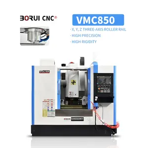 Centre d'usinage vertical CNC VMC850 Centre d'usinage vertical commercial avec changeur d'outils 3 axes