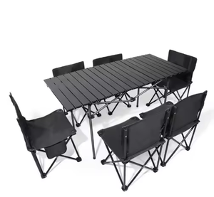 Chaise pliante portable et <span class=keywords><strong>table</strong></span> pour camping Beach Park et prix avantageux pour les repas en plein air - Product Image 1