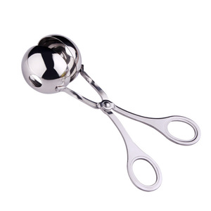 Pince à boulettes de <span class=keywords><strong>viande</strong></span> en acier inoxydable, ustensile de cuisine pour usage domestique, idéale pour les boulettes frites, modèle Douyin en métal pour presser la <span class=keywords><strong>viande</strong></span> - Product Image 5