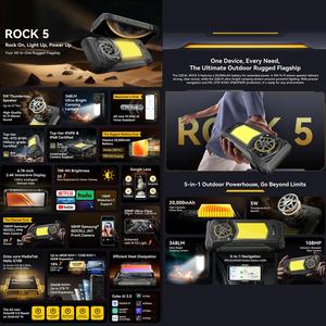 2026สินค้ามาใหม่ Blackview <span class=keywords><strong>Rock</strong></span> 5โทรศัพท์ที่ทนทาน12GB + 256GB G100แอนดรอยด์16 Helio 6.67นิ้ว MT8781 OCTA core เครือข่าย4G OTG NFC - Product Image 3