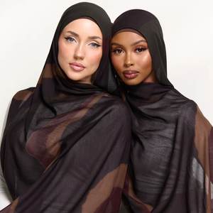 2025 ligero transpirable Modal viscosa algodón estampado Hijab verano pañuelo para la cabeza para mujeres musulmanas chal tradicional fino - Product Image 4