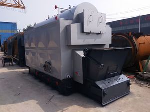 דוד קיטור ביומסה של ג'ונגשין, דלק מוצק, כדורי קליפות זית, לחץ נמוך, צינורות מים אופקיים, יעילות גבוהה וחסכון באנרגיה - Product Image 4