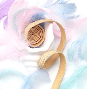 Pretina elástica personalizada, accesorios de ganchillo en pulgadas, aros directos de pliegue de diseñador, 11mm, elasticidad de Spandex, regalo de ondas cómodas - Product Image 4