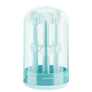Juego <span class=keywords><strong>de</strong></span> 3 Cepillos <span class=keywords><strong>de</strong></span> Limpieza Bucal para Bebés, <span class=keywords><strong>de</strong></span> Silicona, 360 Grados, Reutilizables, Pequeños, Redondos, para Limpiar la <span class=keywords><strong>Lengua</strong></span> y los Dientes <span class=keywords><strong>de</strong></span> Bebés - Product Image 4