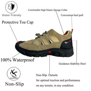 Zapatos Deportivos de Alta Calidad <span class=keywords><strong>para</strong></span> <span class=keywords><strong>Hombre</strong></span>, Transpirables, de Malla, Duraderos, Antideslizantes, con Suela Gruesa y Diseño de Cordones, <span class=keywords><strong>para</strong></span> Actividades Deportivas de Verano-Otoño - Product Image 6