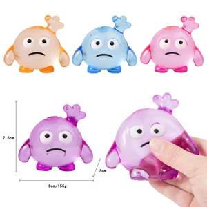 Juguete Blandito Monstruo de Ojos Grandes TPR de Subida Lenta, Sensorial Antiestrés para Niñas, Niños, Adolescentes y Adultos - Product Image 6