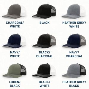 <b>Hat's</b> Best Grandpa Navy 6-Panel Canvas Bucket <b>Hat</b> Embroidered 6 Eyelets Sporty Hip-Hop Style Cycling Outdoor Beach Baseball - Product Image 6