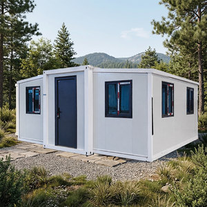 Maison conteneur pliable, cabine mobile préfabriquée, panneau <span class=keywords><strong>sandwich</strong></span>, installation rapide, bâtiment d'hébergement temporaire - Product Image 1