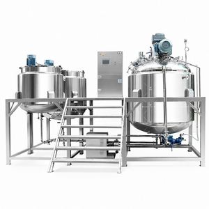 Système d'émulsification sous vide pour mélangeur homogénéisateur de produits cosmétiques, liquides et onguents industriels - Product Image 1